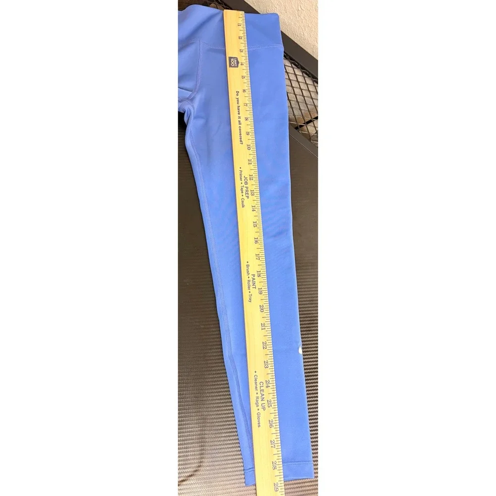 Nike Dri-FIT Women Small Blue High Rise Athletic Leggings 7/8 Tights